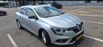 Renault Mégane 1.2 TCE 97KW EDC Estate 2018 Grijs, 65 €/maand, Zwart, 4 cilinders, Leder en Stof
