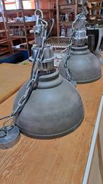 Set van 3 industriële hanglampen., Ophalen