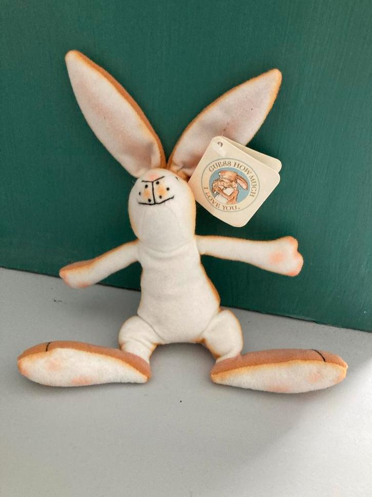 Raad eens hoeveel ik van je hou - Knuffel, Kinderen en Baby's, Speelgoed | Knuffels en Pluche, Nieuw, Konijn, Ophalen of Verzenden