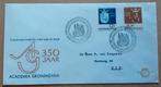 FDC E64 Universiteit Groningen 1964 NL beschreven, Postzegels en Munten, Postzegels | Eerstedagenveloppen, Ophalen of Verzenden