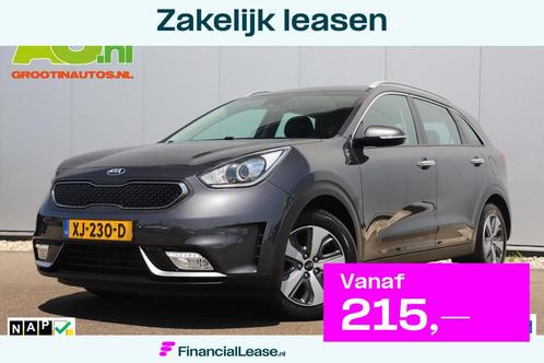 Kia Niro 1.6 GDi Hybrid DynamicLine Trekhaak Navigatie Achte, Auto's, Kia, Bedrijf, Lease, Financial lease, Niro, ABS, Achteruitrijcamera