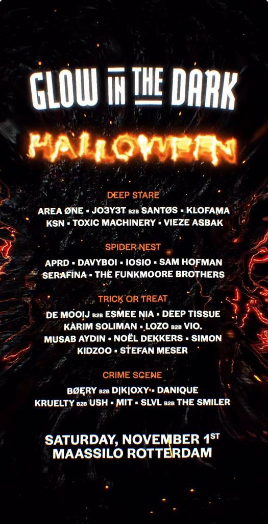 Glow In The Dark Halloween Special 2025, Tickets en Kaartjes, Evenementen en Festivals, Twee personen