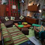Zaterdag en zondag open vintage retro design jaren 70, Ophalen of Verzenden, Huis en Inrichting