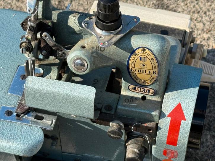 Köhler Overlockmachine 81K 6 - Industrieel, Hobby en Vrije tijd, Naaimachines en Toebehoren, Gebruikt, Lockmachine, Overige merken