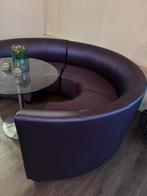 Elementen bankje (3 delen) paars, Ophalen, Gebruikt, Hout, Horeca