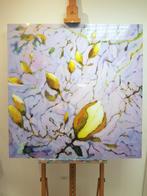 Print van origineel schilderij The Yellow River op dibond, Antiek en Kunst, Kunst | Schilderijen | Modern, Ophalen