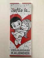 Verjaardagskalender liefde is, Ophalen of Verzenden, Nieuw