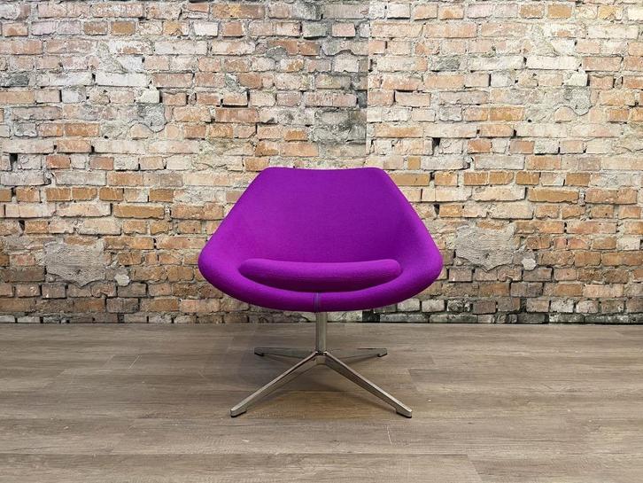 Allermuir Open A640 fuchsia bij TheReSales, Huis en Inrichting, Fauteuils, Zo goed als nieuw, Metaal, Stof, 50 tot 75 cm, 75 tot 100 cm
