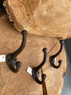 GIETIJZEREN KAPSTOKHAAK DUBBEL RUSTIEK 2 NIEUW, Huis en Inrichting, Woonaccessoires | Kapstokken, Wandkapstok, Metaal, Nieuw, ?