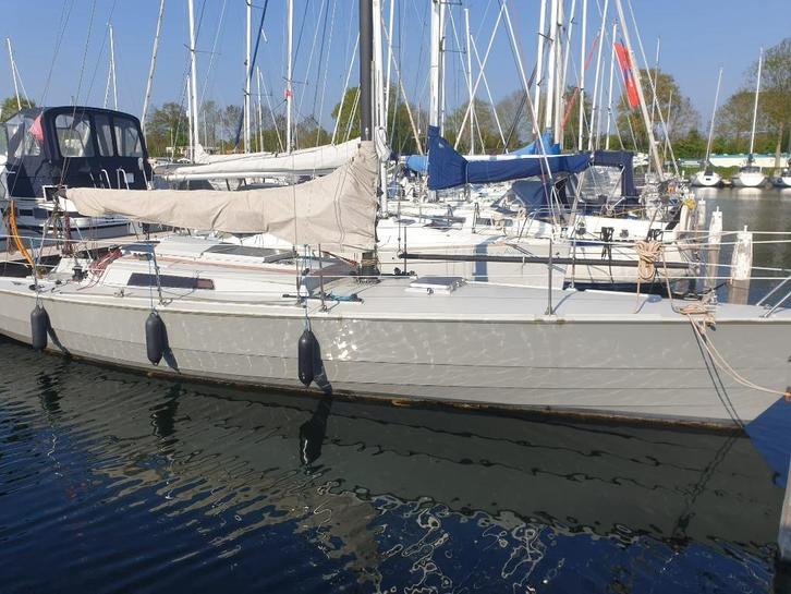 Waarschip 10.10, opknapper, Watersport en Boten, Kajuitzeilboten en Zeiljachten, Gebruikt, Tourjacht of Cruiser, Hout, 9 tot 12 meter
