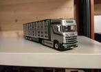 Scania S Keus & Mollink vee oplegger WSI, Hobby en Vrije tijd, Modelauto's | 1:50, Ophalen of Verzenden, Nieuw, Bus of Vrachtwagen