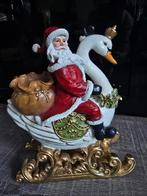 Grote kerstman op gans met kroon, Ophalen of Verzenden, Nieuw