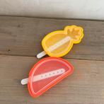 Nieuw 2 ijsvormpjes ijs makers meloen en ananas waterijsvorm, Ophalen of Verzenden, Zo goed als nieuw