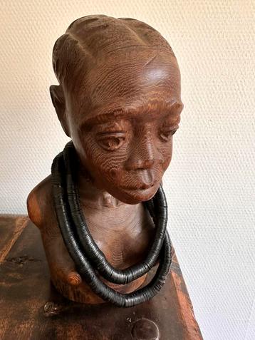 Antieke Dogon halsketting Mali in Kokos schijfjes 1900 beschikbaar voor biedingen