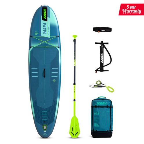 Jobe Yarra SUP (5 jr garantie) Steel blue 10.6 set kompleet, Watersport en Boten, Accessoires en Onderhoud, Nieuw, Ophalen of Verzenden