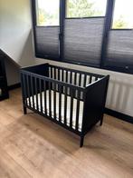 Europe Baby ledikant zwart 60 x 120 inclusief matras, Kinderen en Baby's, Babywiegjes en Ledikanten, Ophalen, Gebruikt, Ledikant
