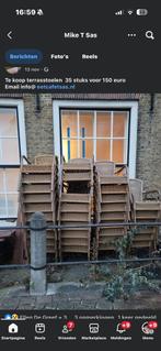 terrasstoelen, Tuin en Terras, Ophalen, Gebruikt, Rotan, Stapelbaar