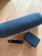 Manduka yoga set (bolster, blok en riem), Sport en Fitness, Yoga en Pilates, Ophalen, Zo goed als nieuw