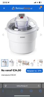 Domo ijsmachine, Ophalen of Verzenden, Zo goed als nieuw, Koelelement
