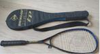 Dunlop max tp squashracket met hoes, Sport en Fitness, Squash, Racket, Gebruikt, Ophalen of Verzenden, Met hoes