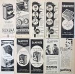 140+ advertenties reclames uit 1956 - 1958, Verzamelen, Merken en Reclamevoorwerpen, Verzenden, Gebruikt, Overige typen