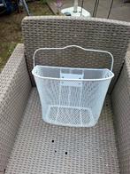 wit fietsmandje, Fietsen en Brommers, Fietsaccessoires | Fietsmanden, Ophalen of Verzenden, Gebruikt