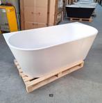 SALE Half vrijstaand ligbad MAT WIT 170 x 80 x 58 cm nr146