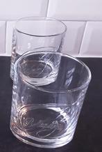 BALLANTINES glazen, grote B, 2 stuks, Ophalen of Verzenden, Zo goed als nieuw, Borrel- of Shotglas