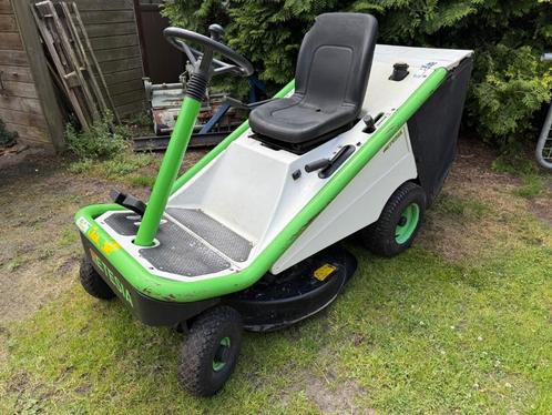 Etesia zitmaaier met vangsysteem en automaat, Tuin en Terras, Zitmaaiers, Gebruikt, 90 tot 120 cm, Elektrische starter, Opvangbak