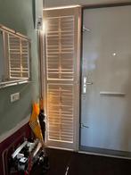 JASNO houten shutters in de kleur creme, Huis en Inrichting, Ophalen, Gebruikt, 100 tot 150 cm, 200 cm of meer