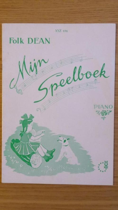 Folk Dean- Mijn Speelboek voor piano, Muziek en Instrumenten, Bladmuziek, Zo goed als nieuw, Les of Cursus, Piano, Verzenden