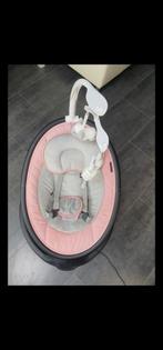 Electrische wiegstoel met muziek en verschillende standen, Kinderen en Baby's, Wipstoeltjes, Wipstoel, Met gordel(s) of riempje(s)