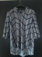 Blauwe/witte blouse Maat 46, Kleding | Dames, Ophalen of Verzenden, Zo goed als nieuw, Blauw