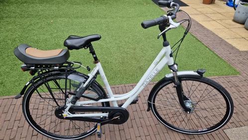 Damesfiets Gazelle Paris C7 Wit Framemaat 53., Fietsen en Brommers, Fietsen | Dames | Damesfietsen, Zo goed als nieuw, Gazelle
