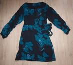 Didi Zwarte Jurk met Bloemprint (M), Maat 38/40 (M), Zwart, Didi, Ophalen of Verzenden