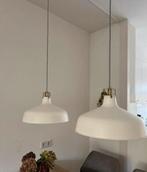 2x Hanglamp, Ranarp lamp, metaal, mat wit, Ikea, Huis en Inrichting, Lampen | Hanglampen, Ophalen, Zo goed als nieuw, Metaal, Minder dan 50 cm
