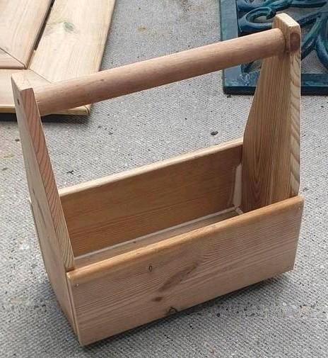 Houten timmermanskistje. Houten kistje., Huis en Inrichting, Woonaccessoires | Kisten, Zo goed als nieuw, Minder dan 50 cm, Minder dan 50 cm