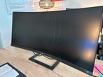 Philips UltraWide 34 inch Monitor scherm beschadigd €50,-, Curved, Onbekend, Overige resoluties, LED