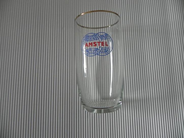 Amstel Export Glas Beker model ca. 1950, Verzamelen, Biermerken, Zo goed als nieuw, Glas of Glazen, Amstel, Ophalen of Verzenden