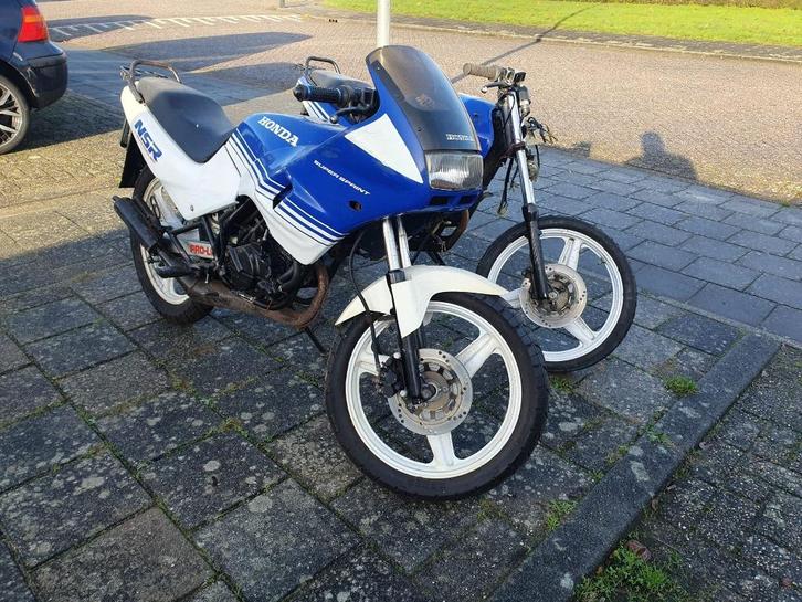 2x Honda Nsr blauw wit, Fietsen en Brommers, Brommers | Honda, Gebruikt, Overige modellen, Ophalen