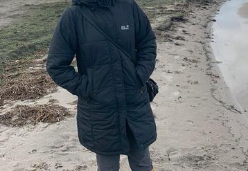 Jack Wolfskin Winterjas Dames Maat M Blauw beschikbaar voor biedingen