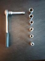 Gedore 1/2" Ratelset met Doppen, Ophalen of Verzenden, Gebruikt