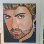 Schilderij 50x60 George Michael, Schilderij, Ophalen of Verzenden, Zo goed als nieuw, 50 tot 75 cm