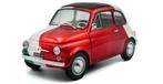 Fiat 500 Tribute to Italia '65, rood/wit (Bi color), Solido, Solido, Rue de L' Ecusson 2, 56120 Josselin France, Nieuw