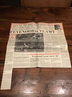 Voetbl krantenartikel Ajax Feyenoord maart 1975 Hanegem, Verzamelen, Ophalen of Verzenden, Feyenoord