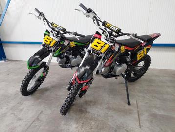 NIEUW!! 125cc pitbike dirtbike crossmotor quad DSLmotoren  beschikbaar voor biedingen