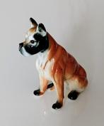 VINTAGE Porseleinen beeldje van een BOXER-hond, Ophalen of Verzenden, Zo goed als nieuw, Dier