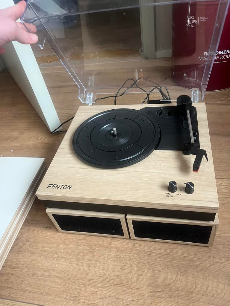 Retro Platenspeler met Bluetooth en Speakers - Fenton RP165L - Incl