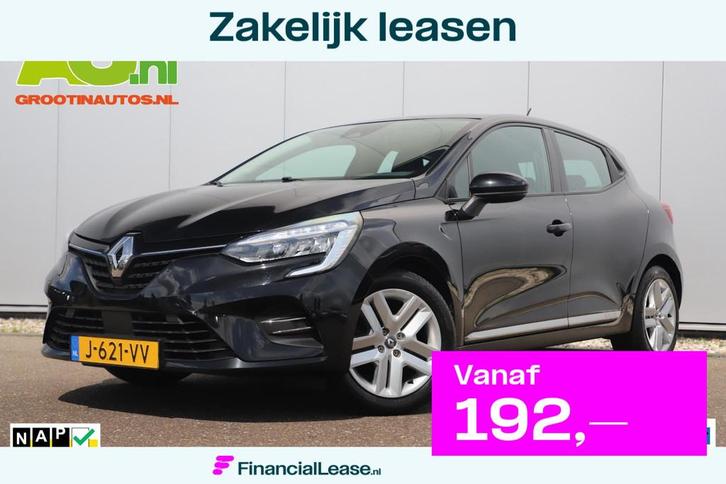 Renault Clio 1.0 TCe Bi-Fuel Zen 101PK LPG-G3 Navigatie Carp, Auto's, Renault, Bedrijf, Lease, Financial lease, Clio, ABS, Airbags