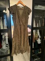 Jurk met kant - Maat 36, Kleding | Dames, Jurken, Bruin, Ophalen of Verzenden, Zo goed als nieuw, Knielengte